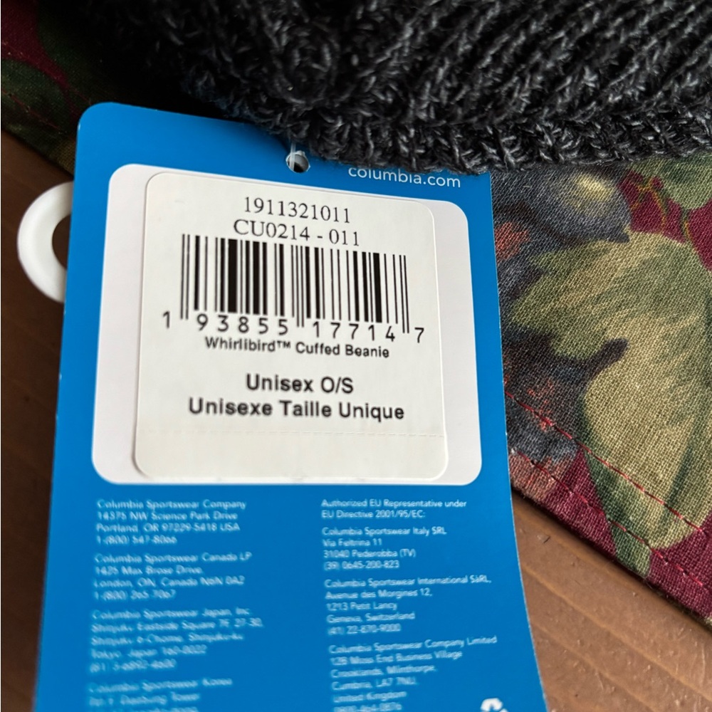 COLUMBIA WHIRLIBIRD CUFFED BEANIE HAT NWT SO HELP ME TODD UNISEX - Picture 3 of 3